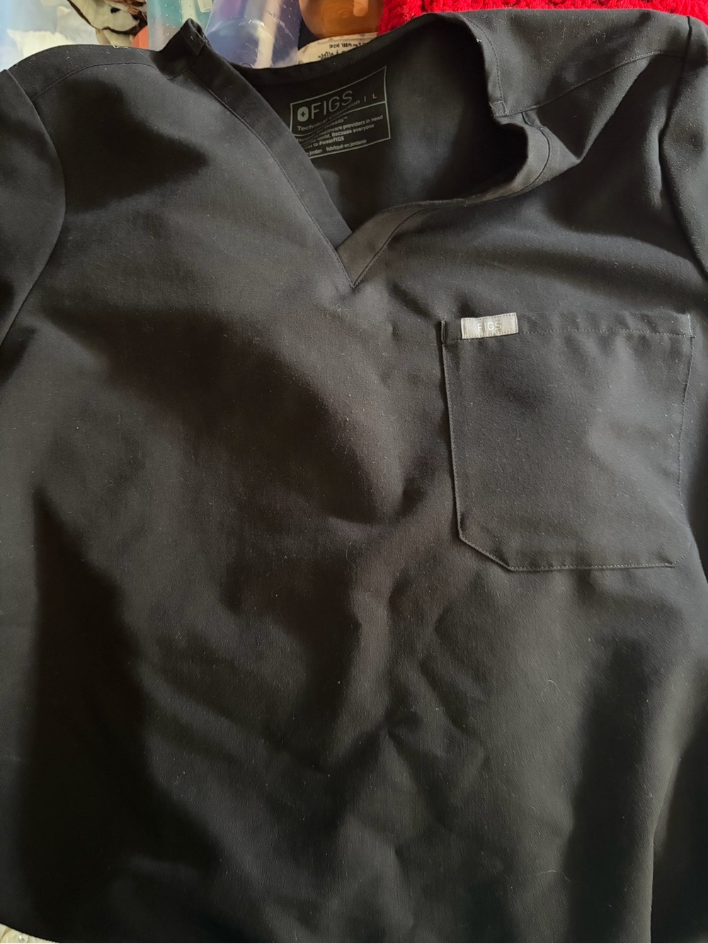 FIGS Technical Collection Black Scrub Set - Picture 3 of 3